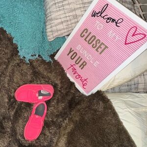 Hey Dude Vibrant Pink Kids Shoes